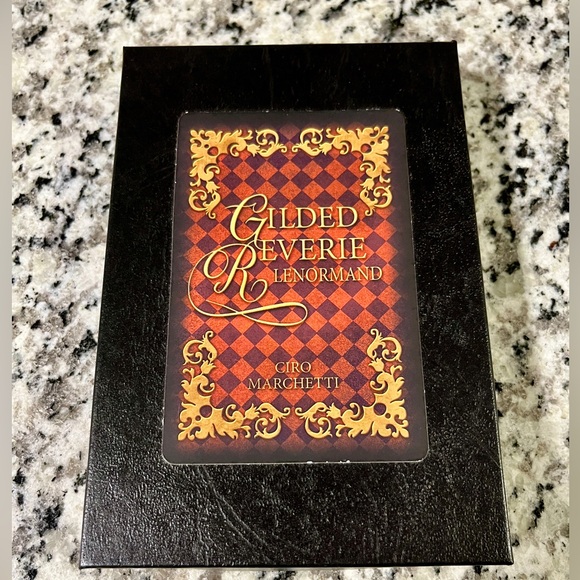 🔮Gilded Reverie lenormand deck autographed by designer too! Fortune psychic fun🔮 - Picture 2 of 11
